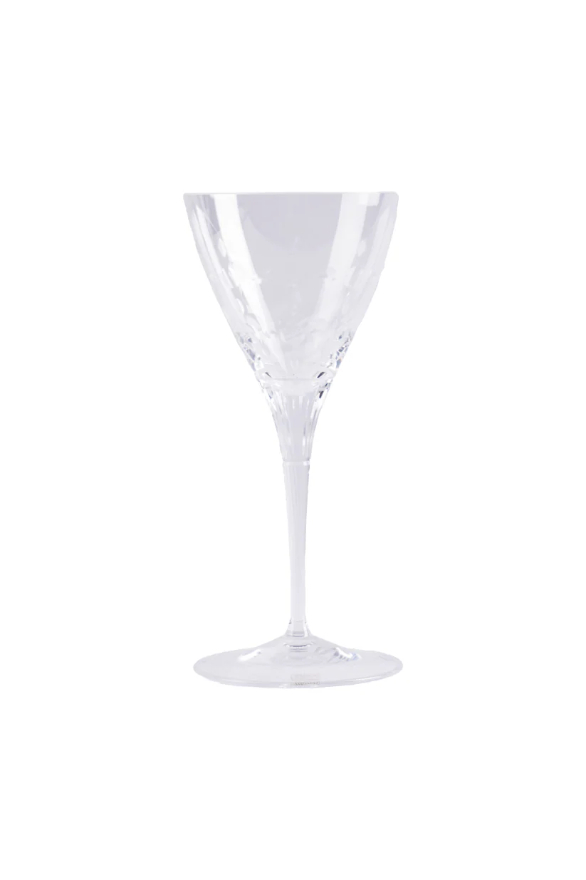 MOSER - Crystal Cave - Sleek & Splendorous Glistening Wine Glass