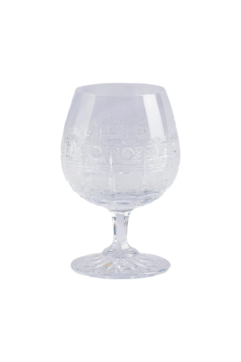 CAESAR CRYSTAL BOHEMIAE- Stout Glass - Handcrafted crystal cut glass with Intricate patterns and cuttings