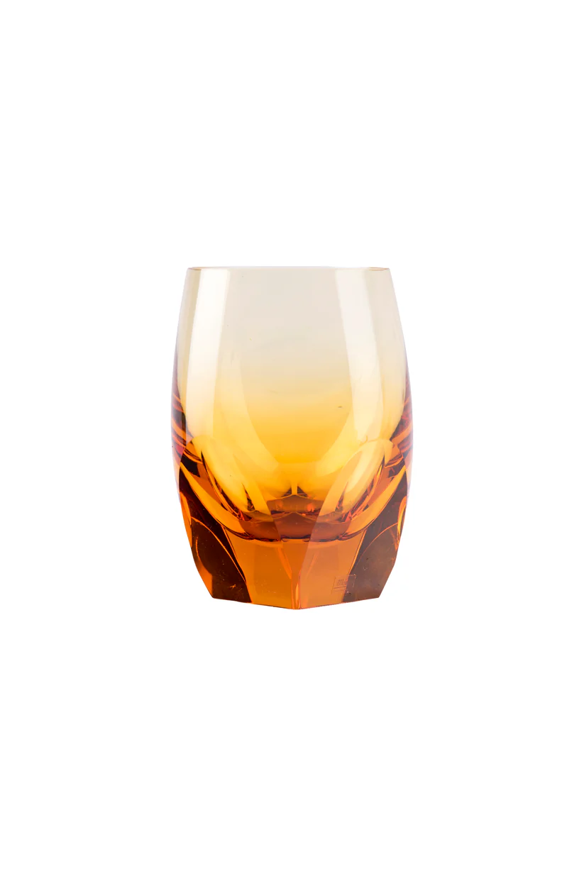 MOSER - Topaz Double Old-Fashioned - A Beautiful Lead-Free Glass in a Lovely Shade