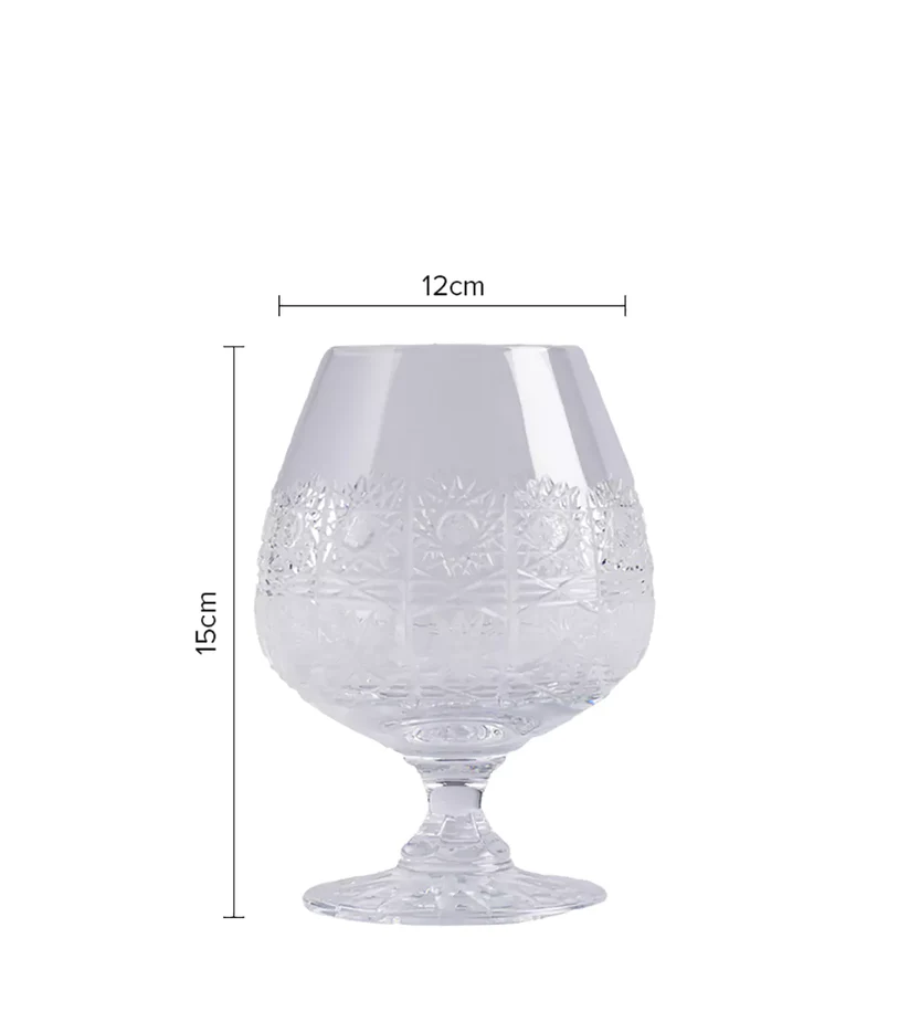 Caesar Crystal Bohemiae Stout Crystal Cut Glass