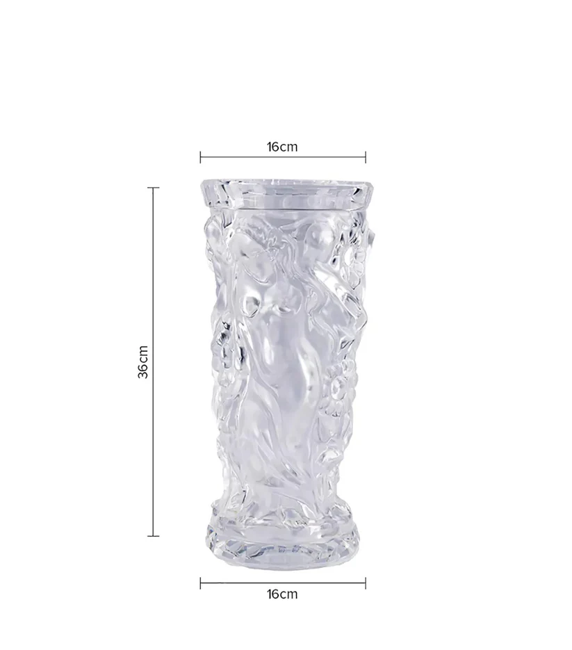 Halama Cleopatra's Crystal Collectable - Handcrafted Artistically Designed Flower Vase