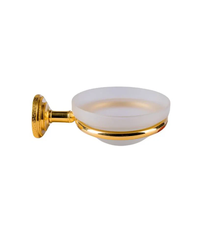 Versace- Soap Holder - Gold - Versace’s Magnific Dispenser.