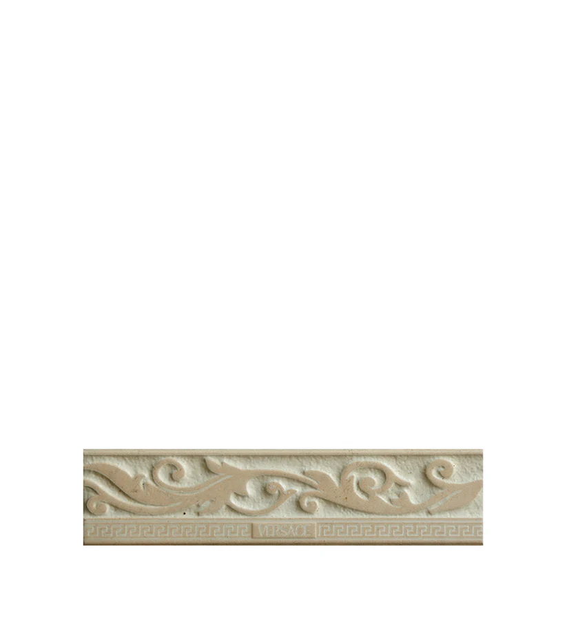 Versace Tiles- Listellio Classic Rosa- This Border tile is a classic symbol that never runs out of style.