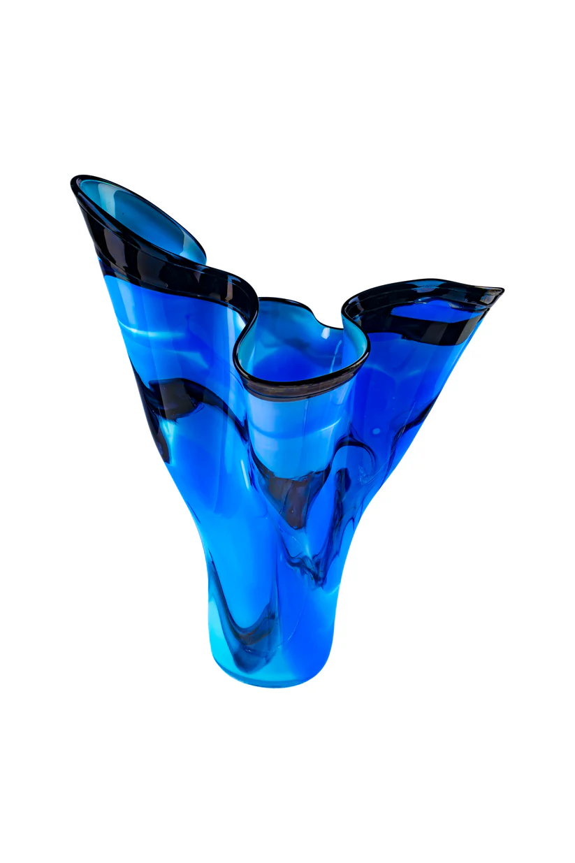 JIRI PACINEK - The Ocean Is My Vibe – Breathtaking Deep Blue Sea Vase. 