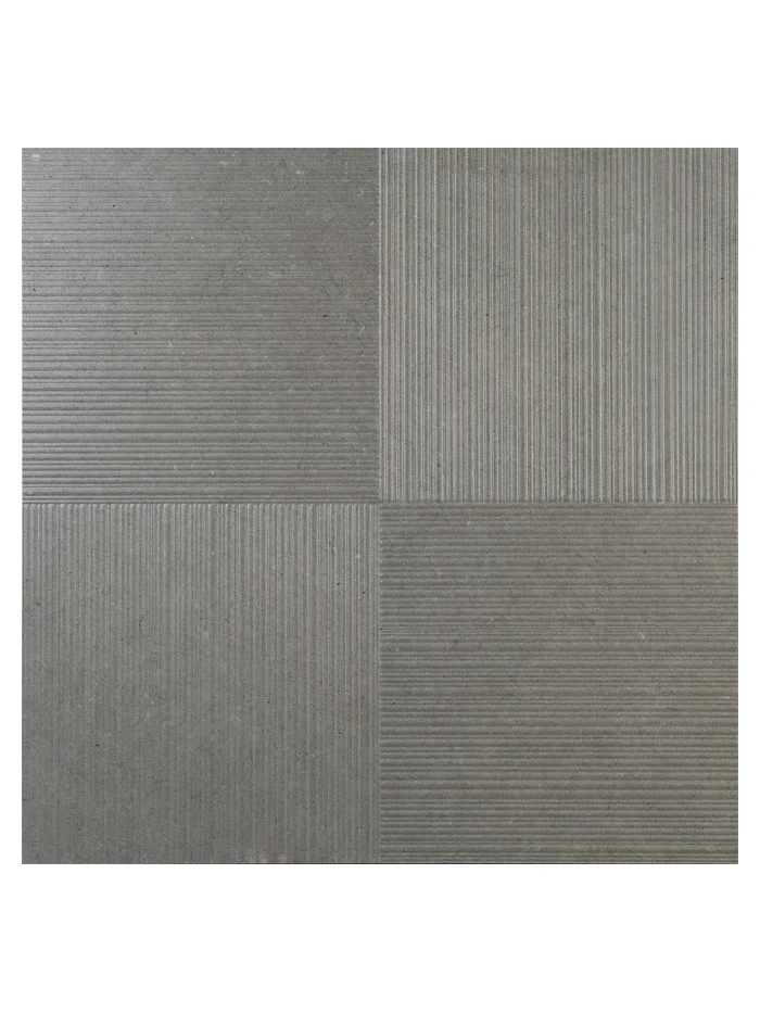 Ceramiche Piemme - London Grey Intreccio (Briq-154) - The London Grey Interco is designed to perfection with fine intricate lines in alternating pattern. 