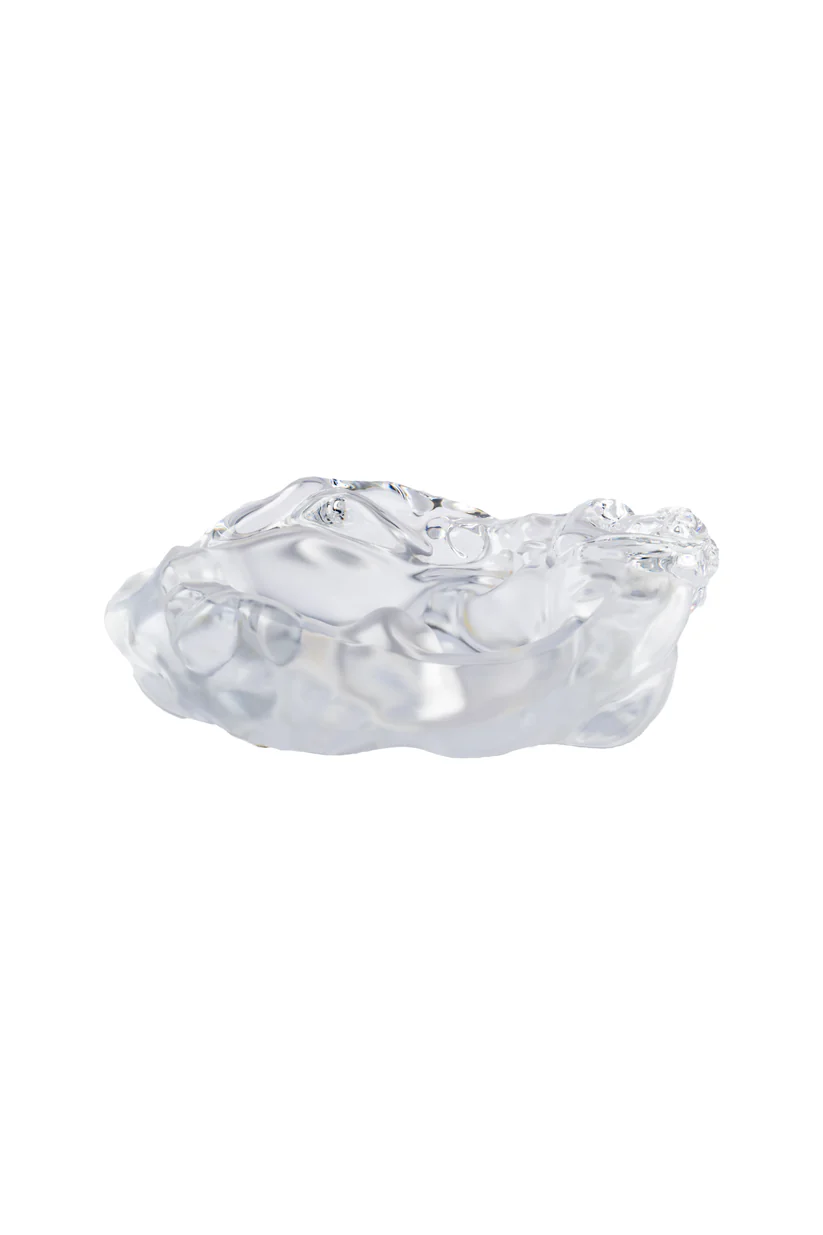 HALAMA - Smoky Wave from Mars - Abstract Design Translucent Ashtray