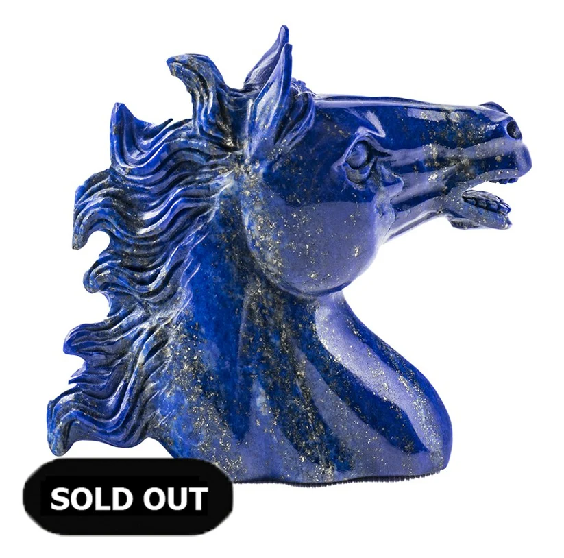 JIRI PACINEK - Blue Horse Showpiece - Add warmth and visual delight to your room with this unique decor