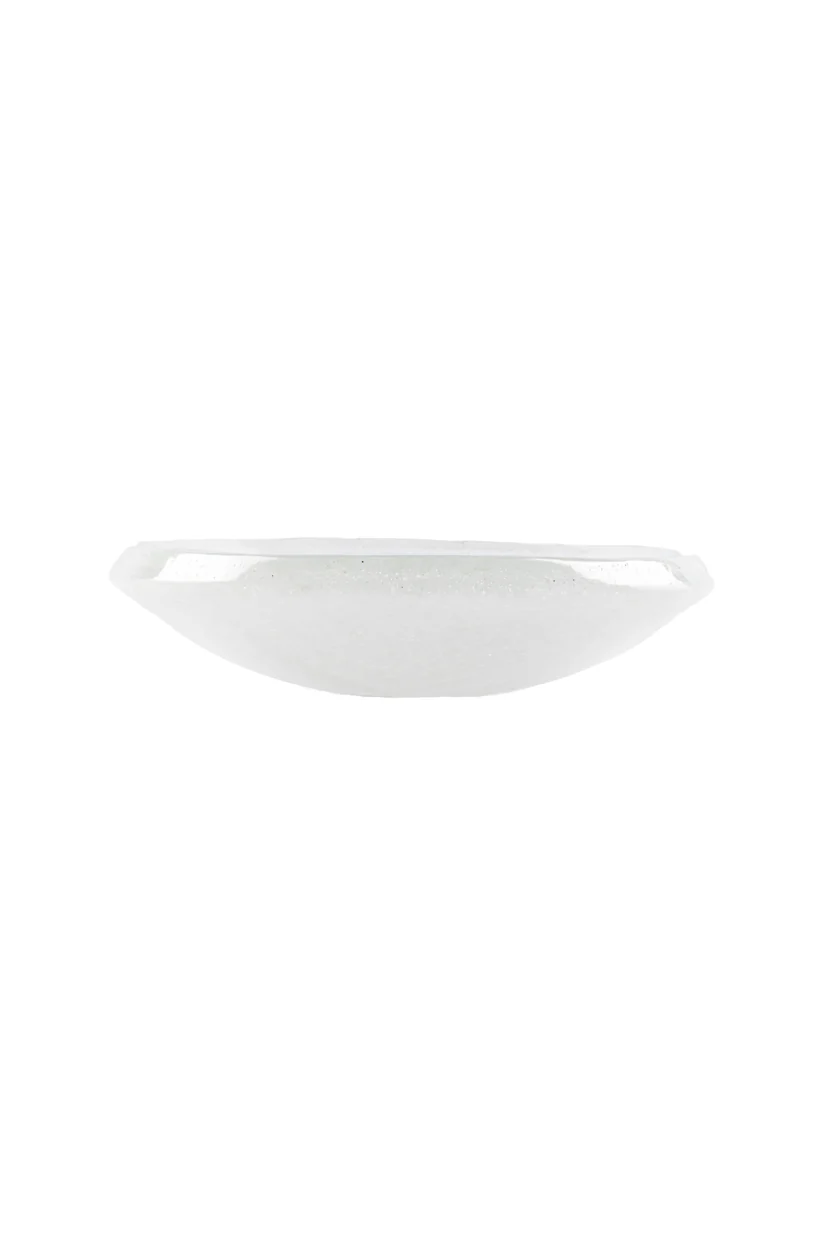 JIRI PACINEK - Luminous Lunar Mystique - Pure White Fruit or Candy Plate, Ideal for Gifting.