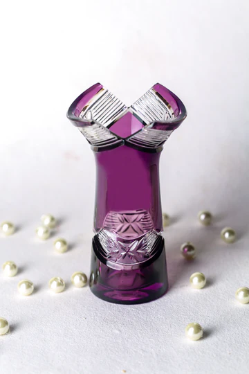 Caesar Crystal Bohemiae - Purple Vase